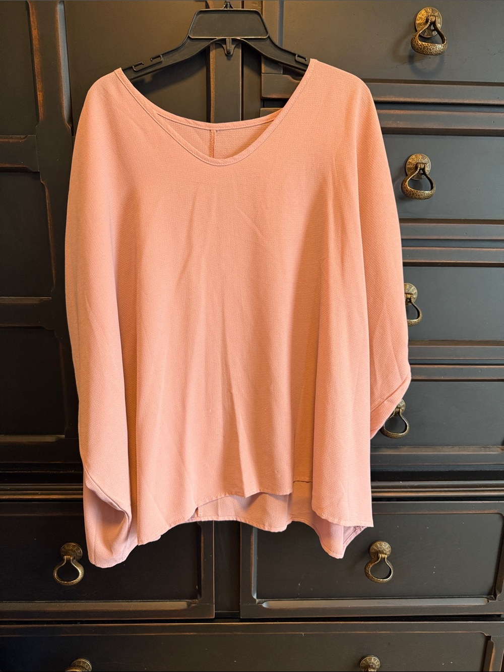 Women's Pink Boatneck Tunic Top